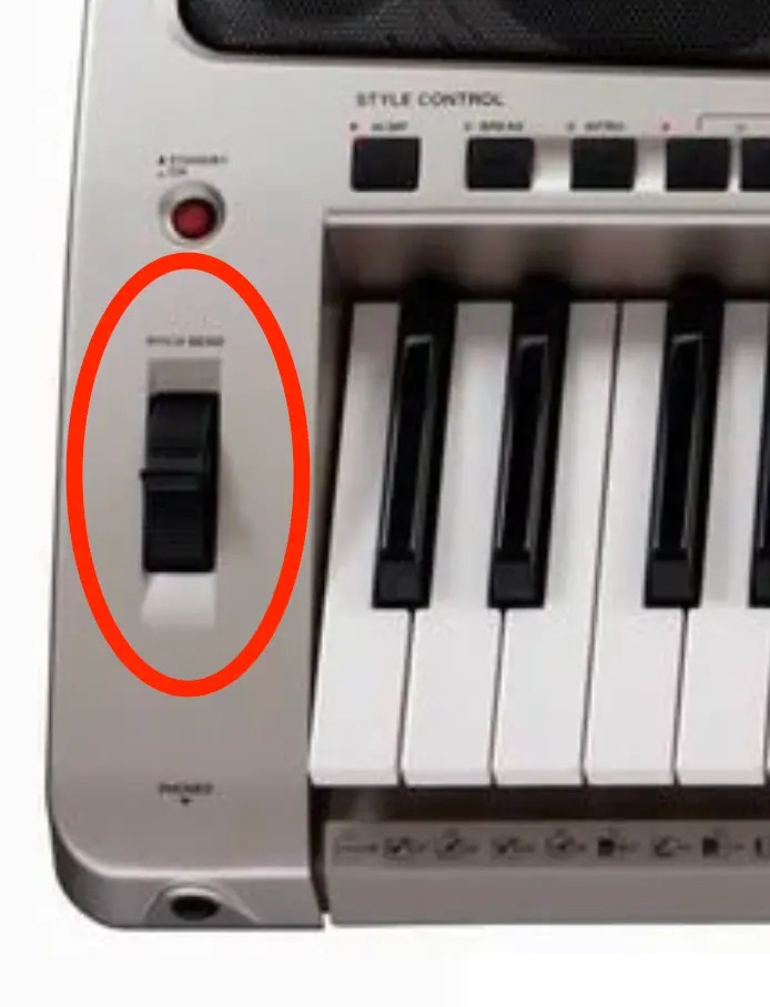 Molette Pitch Bend Yamaha PSR-A1000