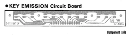 Carte Key Emission Yamaha Silent