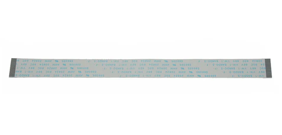 Ribbon cable, 30-wire, 190mm flat flexible cable (FFC), 0.5mm pitch