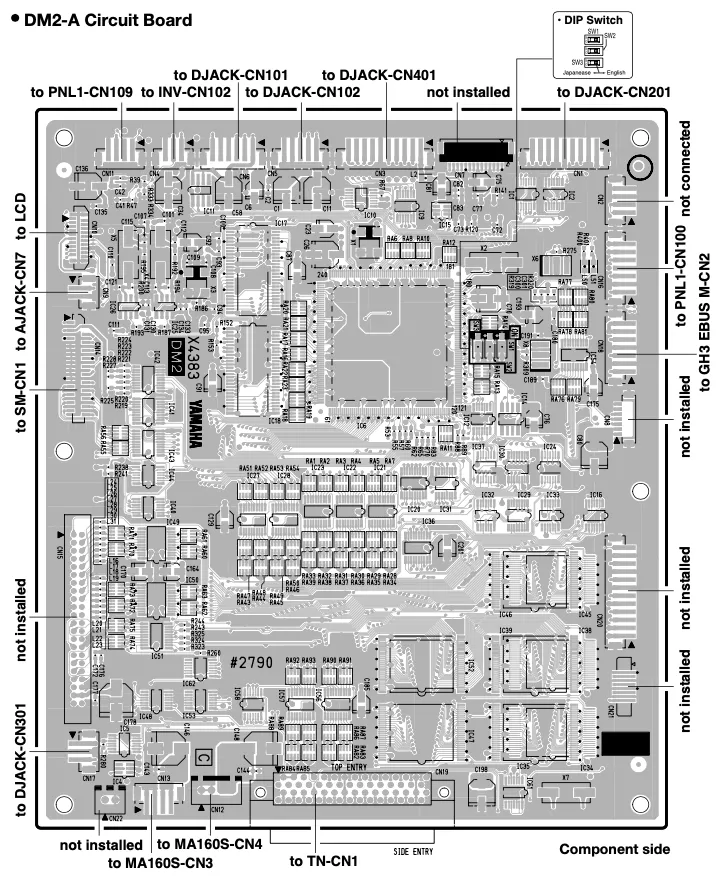 Carte Mère pour Yamaha CVP-307 et CVP-309