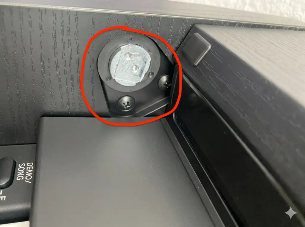 [YAM-YDPS52-MRCCBK] Mécanisme ralentisseur couvre clavier YDP-S52 YDP-S54 YDP-S34 (noir)