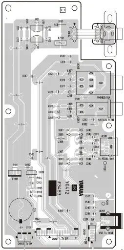 [YAM-P45-JK] Carte jack pour Yamaha P45