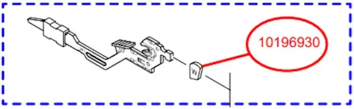 [CAZ-RUBARTWH] Rubber articulation touche blanche Casio (pack de 10)